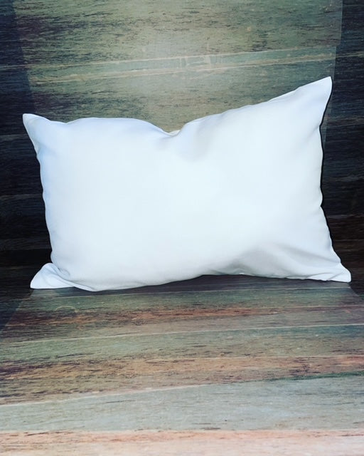 White Linen Pillow Covers 12" x 18" - for Sublimation