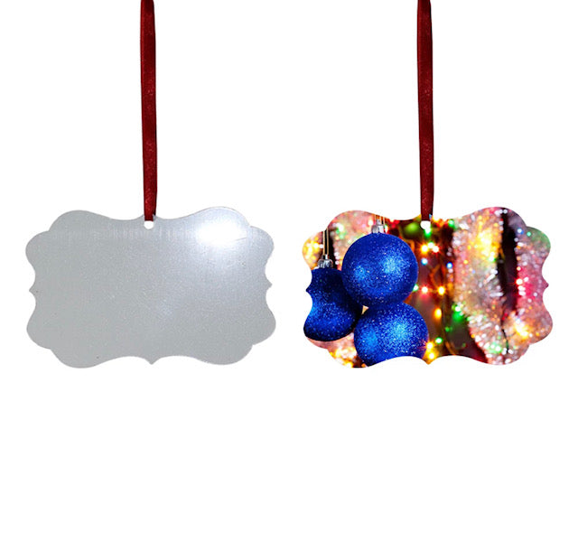 Aluminum Benelux Ornament - for Sublimation