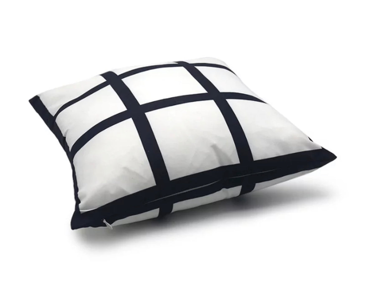 Double Sided 9 Panel Pillow Cover - for Sublimation