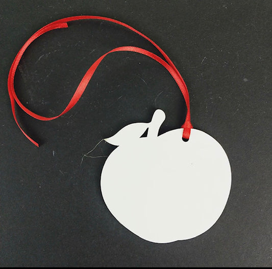 Apple MDF Ornament - for Sublimation