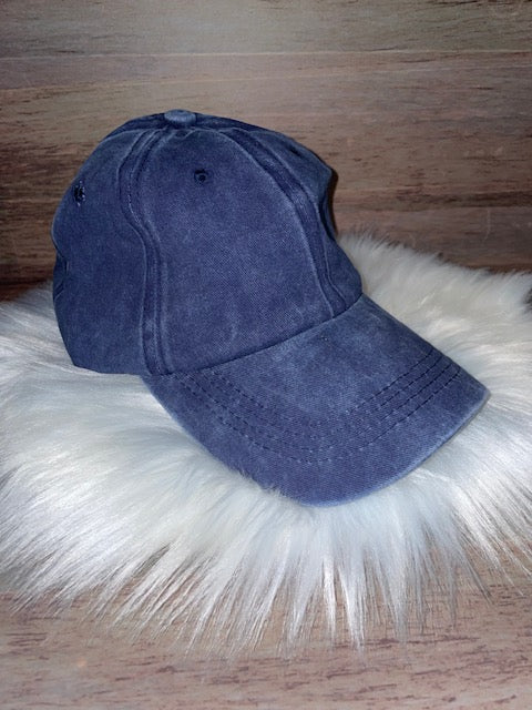 Distressed Adjustable Baseball Cap