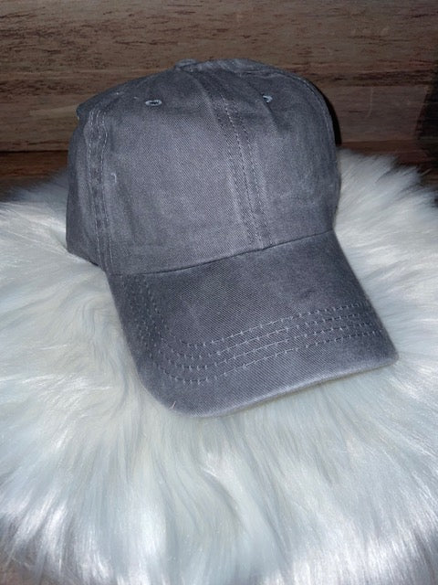 Distressed Adjustable Baseball Cap