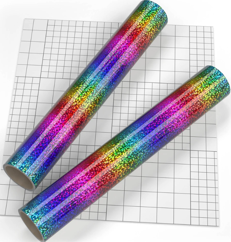 TECKWRAP Holographic Sparkle Permanent Adhesive Vinyl