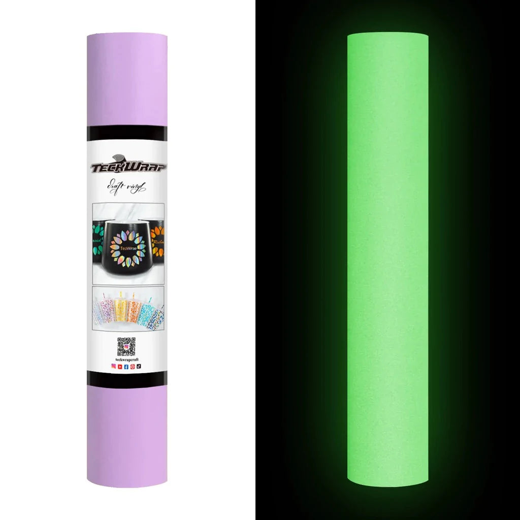 TECKWRAP Glow in the Dark Adhesive Vinyl