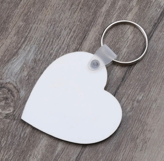 Heart Key Chain - For Sublimation