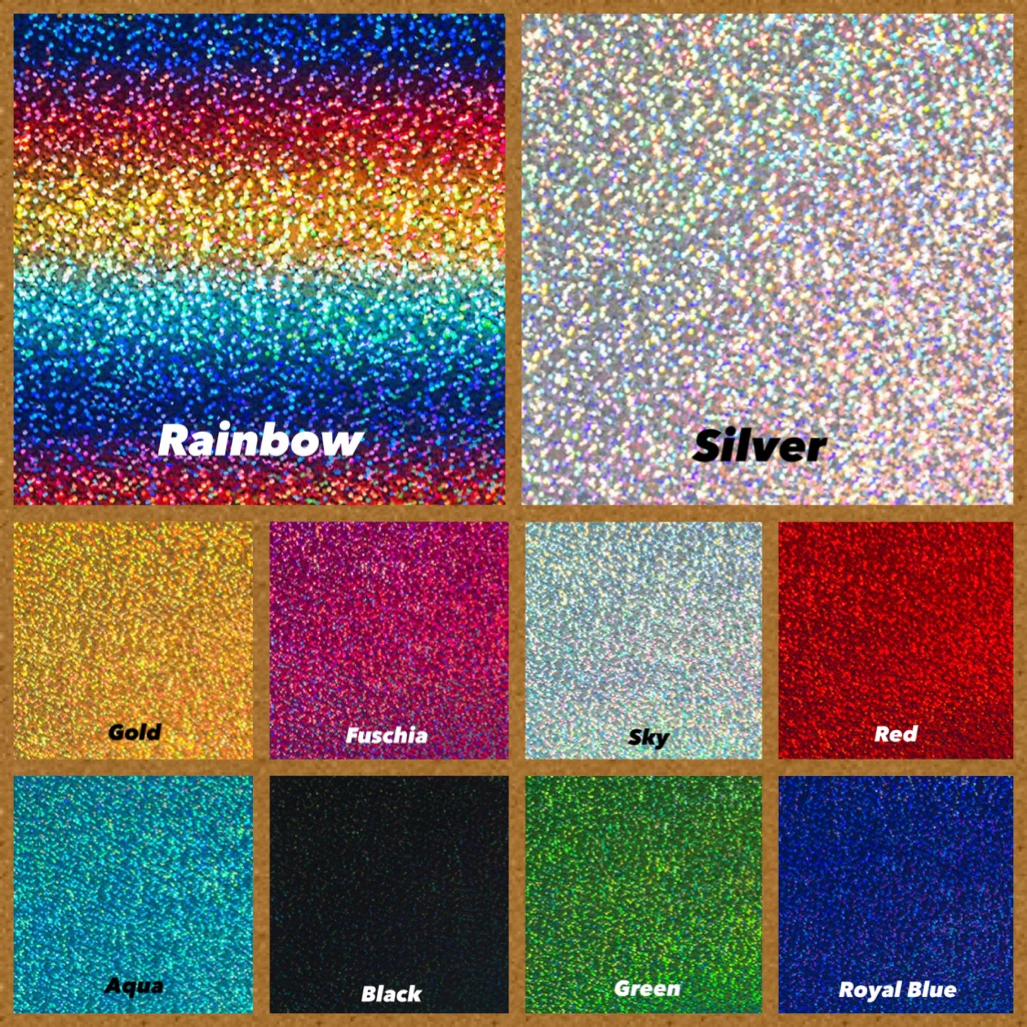 Siser® Holographic Heat Transfer Vinyl 12" x 20"